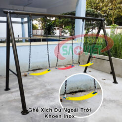 ghế xích đu ngoài trời có khoen bằng inox NL04935