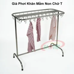 giá phơi khăn mầm non chữ T MN561001A1