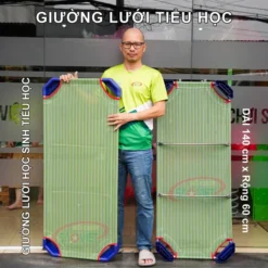 giường lưới cho học sinh Tiểu Học bán trú nằm thoáng lưng S011VBC