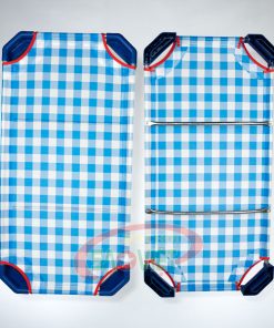 giường ngủ lưới mầm non có 2 thanh bụng KEN S011VIB