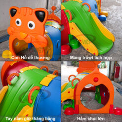 Hầm chui con Hổ có cầu trượt S07NA09