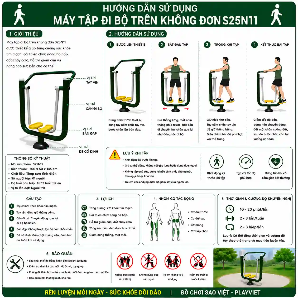 huong-dan-su-dung-thiet-bi-tap-di-bo-tren-khong-don-S25N11 hướng dẫn sử dụng thiết bị tập đi bộ trên không đơn S25N11