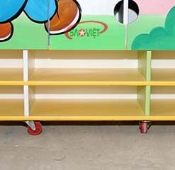 kệ để dép mầm non