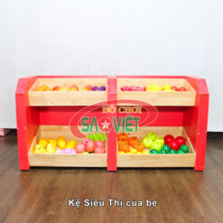 Kệ siêu thị chơi hướng nghiệp cho bé S014VC1