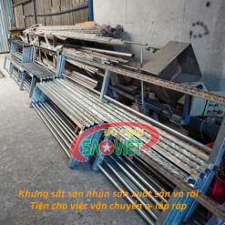 khung sắt cho sàn nhún trampoline trẻ em NL09A03