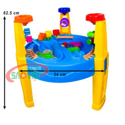 kích thước bàn chơi cát nước bằng nhựa cho bé có 2 ngăn S05N23