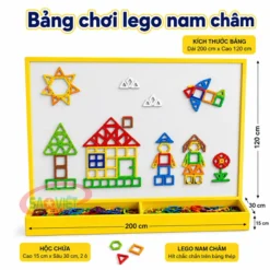 kích thước bảng chơi lego nam châm gắn tường S26V2C