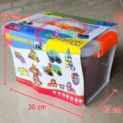 kích thước bộ đồ chơi xếp hình lego nam châm 118 chi tiết S26N005
