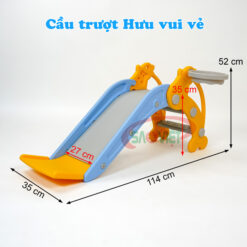 kích thước cầu trượt Hưu cho bé gấp gọn siêu bền S03NM01G