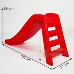 kích thước cầu trượt cho bé bằng nhựa nguyên khối cho nhà banh S03NK010