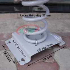 kích thước đế thú nhún lò xo Con Cua dành cho công viên S12N85