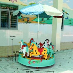 kích thước đu quay 5 con ngựa có dù s06v10