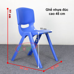 kích thước ghế ngồi văn phòng bằng nhựa đúc nguyên khối S012NA8