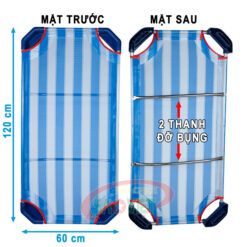 kích thước giường ngủ lưới mầm non có 2 thanh bụng FANTA S011VDB