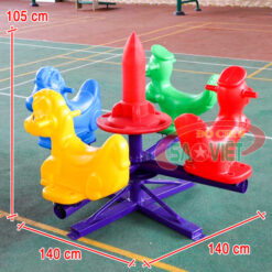 kích thước mâm xoay cho bé mầm non 4 con giống S06N02A