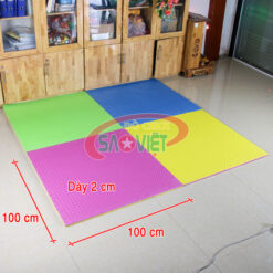kích thước miếng xốp lót sàn EVA 100x100cm vân khế S015NB1