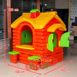 kích thước nhà chơi cho bé sắc màu bằng nhựa S10N02
