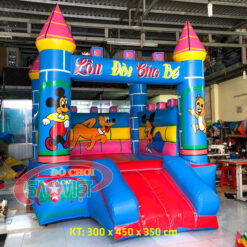 kích thước nhà phao bơm hơi mini cho bé chơi nhún nhảy S09A01
