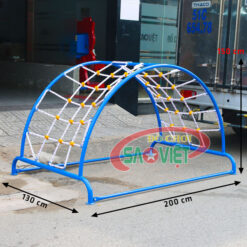 kích thước thang leo dây thừng bán nguyệt cho bé mầm non S11V23