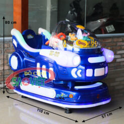 kích thước thú nhún điện bỏ xu hình Phi Thuyền S14EB08