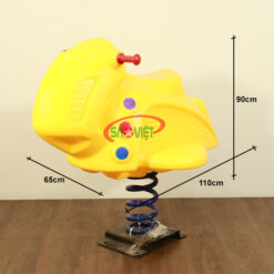 kích thước thú nhún lò xo trẻ em xe máy bay S12N05