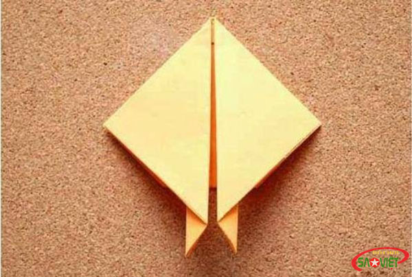 gấp hình thỏ xinh 3