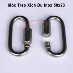 Móc treo xích đu chữ D Inox 50x23 NL0B2
