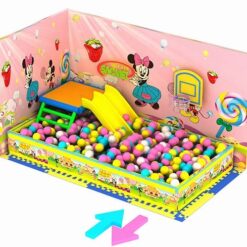 nhà banh có cầu trượt liên hoàn S17S028 3