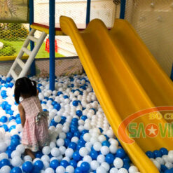 nhà banh có cầu trượt liên hoàn S17S028
