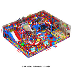 nhà liên hoàn trẻ em 130 m2 S17M01