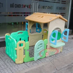 nhà vui chơi cho bé bằng nhựa siêu bền S10N10B