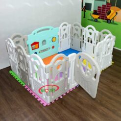quây cũi lắp ghép 12 miếng bằng nhựa s0811a