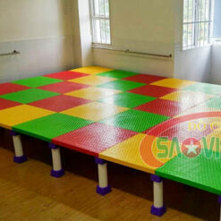 sàn bục sân khấu lắp ghép cho mầm non bằng nhựa S015NE