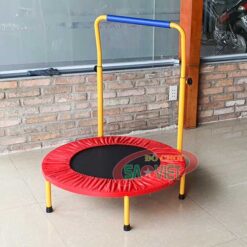 thảm nhún trampoline lò xo mini cho bé có tay vịn S23NA11