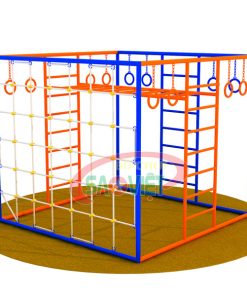 thang leo tứ diện vận động sasuke cho bé mầm non S11V14B