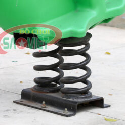 thú nhún khủng long lò xò 2 chỗ ngồi cho bé S12N24