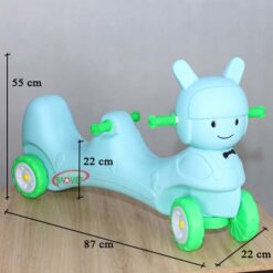 xe chòi chân 2 ghế siêu nhân S18N16B