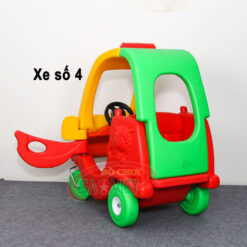 xe chòi chân Cảnh Sát 4 bánh bằng nhựa cho bé S18N01D
