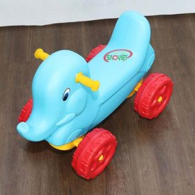xe chòi chân con voi xanh cho bé S18N27