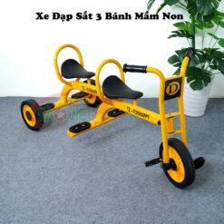 xe đạp 3 bánh 2 ghế cho bé mầm non S19N41