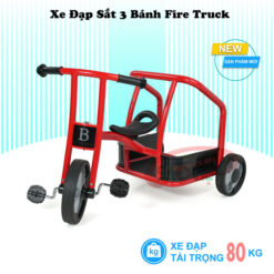 xe đạp Fire Truck bằng sắt cho bé mầm non S19N47A