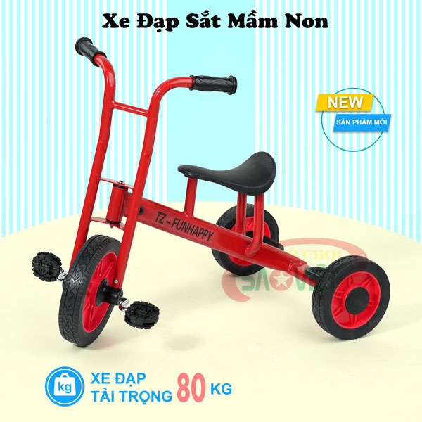 xe đạp sắt 3 bánh siêu bền cho mầm non S19N54