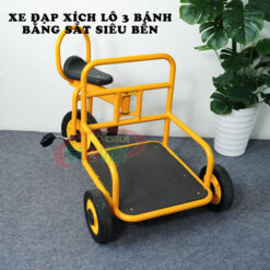 xe đạp XÍCH LÔ mầm non 3 bánh bằng sắt S19N47C